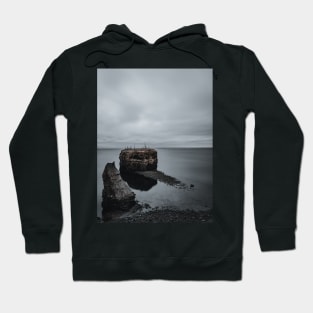 Blue Hour Pokeshaw Rock, New Brunswick Canada V3 Hoodie